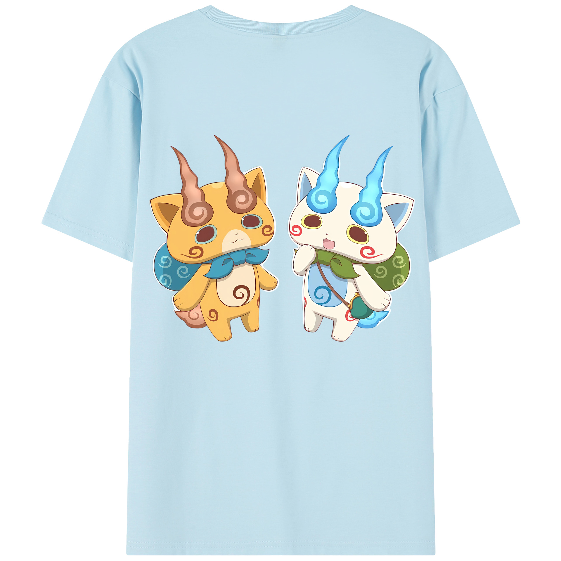 （画像用） 妖怪ウォッチ Yo-kai Watch 綿100％半袖Tシャツ（背面プリント）